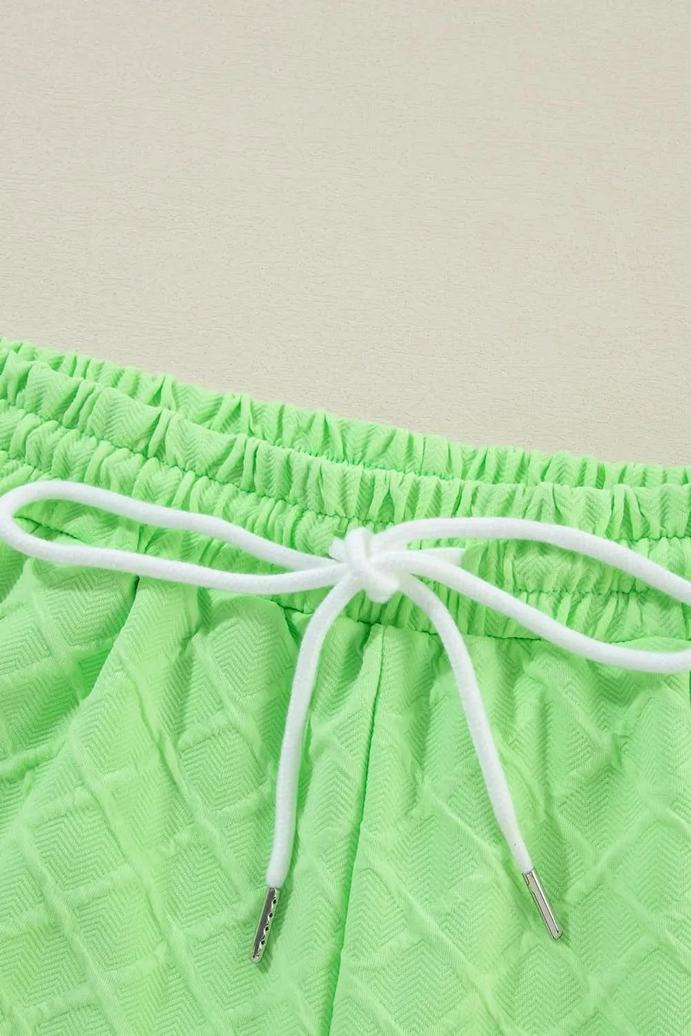 Light green checkered lounge set - Love Salve